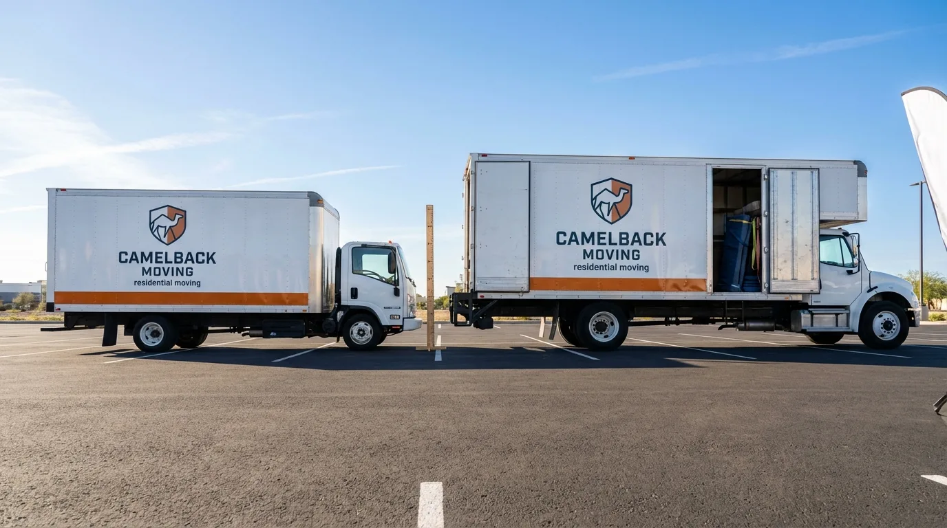 Moving truck size capacity guide in Excelsior Springs